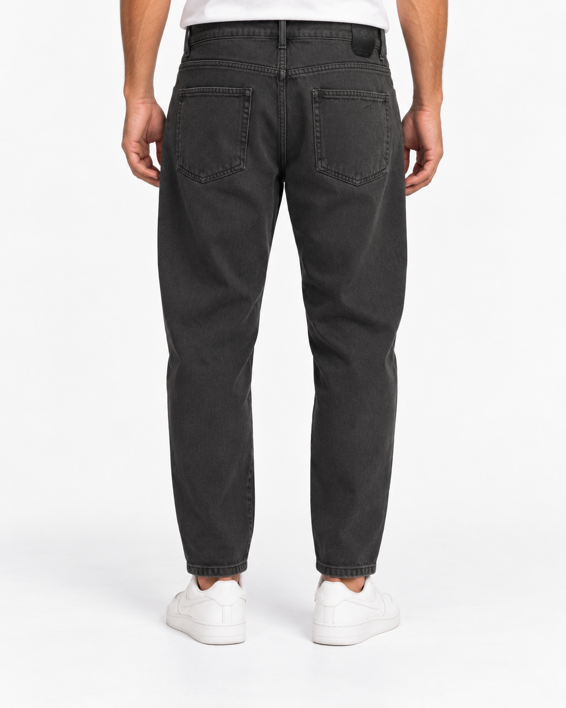 Charcoal Washed Jeans Rear View.png